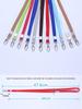 Cotton Rope ID Badge Lanyard with Egg-Shaped Hook for Work or School