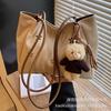 Suede Bag Women's 2025 New High-end Retro Underarm Bag Commuter Tote Bag Large-capacity Shoulder Bag