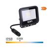 LED-spot 20W 1520lm 4000K Dagslys Svart Serie 12.4x10.6x2.8cm - EDM Blackseries