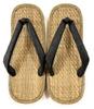 Shibaso Shoten: Domestically Made Geta Sandals, Summer Ostrich Leather with Genuine Cowhide Soles, Handcrafted In Japan (Large)
