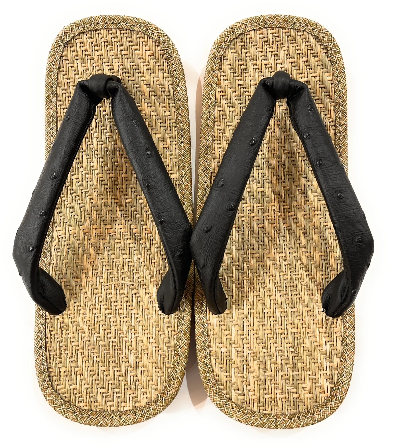 Сибасо Сётэн: Гэта сандалии отечественного производства, летние из кожи страуса с подошвами из натуральной коровьей кожи, ручной работы в Японии (большой)