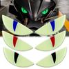 Kompaktes Nachtlicht 3D Teufelsaugen Aufkleber Motorrad Elektroroller Modifizierte Dekorative Frontaufkleber Windschutzscheibenaufkleber
