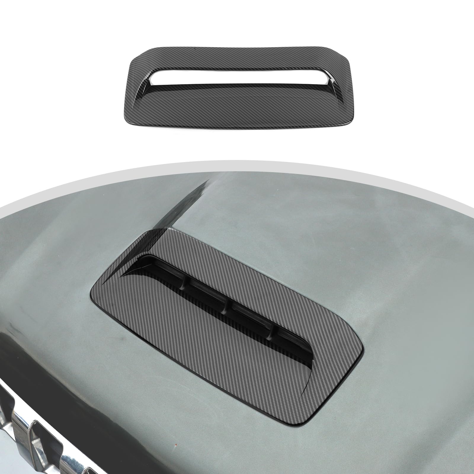 

ANTC Воздухозаборник Декоративный воздухозаборник Наружная накладка для Jimny Sierra Крышка, Совок, Накладка, (черный) JB64W/JB74W