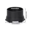 Black Coffee Handle Powder Ring Anti Flying Powder Portafilter Ring Coffee Dosing Funnel  Barista