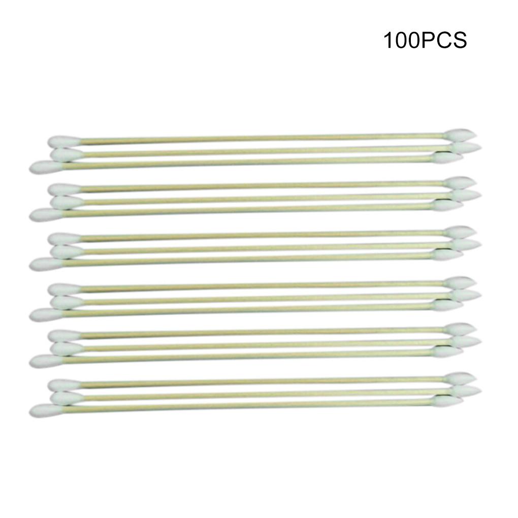 100 Pieces 100X Cotton Swab Double-end Makeup Rods Multipurpose Professional Serviceable Practical Beauty Tools Cleaning