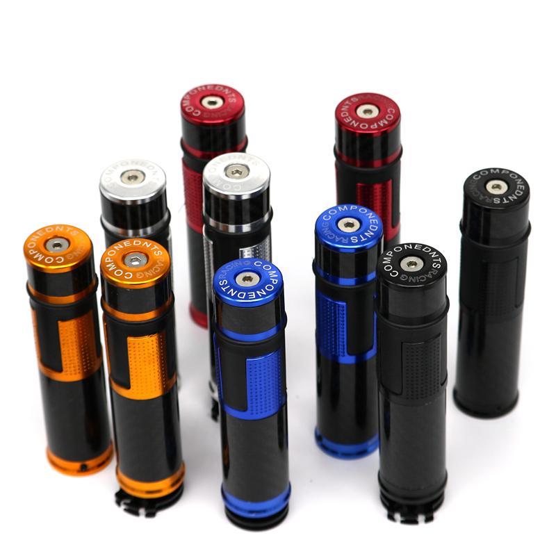 LMoDri Motorcycle Handle Bar Grips 7/8 " 22mm Aluminum Alloy CNC Handlebar Grip Universal Modification