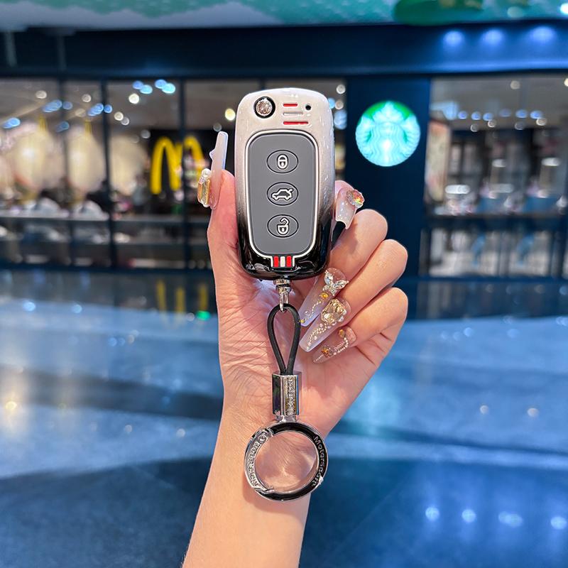 2026 Heißes Autoschlüsselgehäuse aus Zinklegierung für VW Polo, Golf, Passat, Tiguan, Beetle, Caddy, T5, Up, Eos, Octa