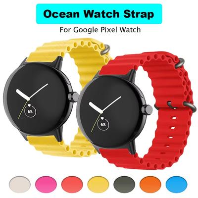 Sport-Silikonband Für Google Pixel Watch 2 Armband Ersatzgürtel Ozean-Armband Correa für Pixel Watch Armbänder Zubehör