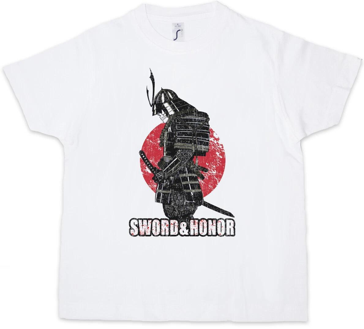 

SWORD & HONOR Kids Boys T-Shirt Samurai Ninja Japan Warrior Dakana Armor- 100