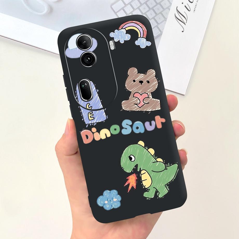 Handyhülle Für Oppo Reno 11 Pro 5G Niedliche Tiere Silikon Weiches TPU Hülle Rückseite Für Oppo Reno11 CPH2599 Reno11 F CPH2603 Capa