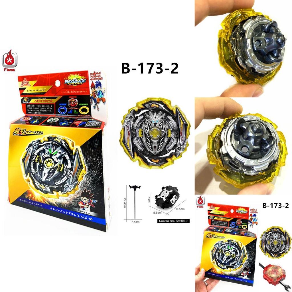 Beyblade Burst Superking B-173-02 Infinite Achilles 7 Loop 1d Shield With Launcher