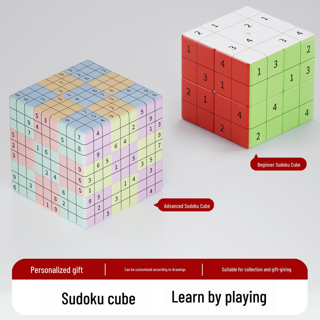 Persönlichkeit Sudoku Gehirnentwicklung Rubik's Cube: Lernspielzeug für Schüler & Eltern-Kind-Lernen