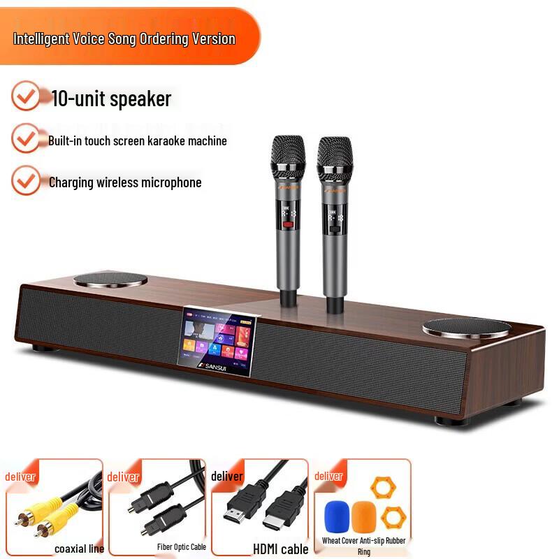 SANSUI DV-91F Home KTV Soundbar System CN Plug (adapter Included)