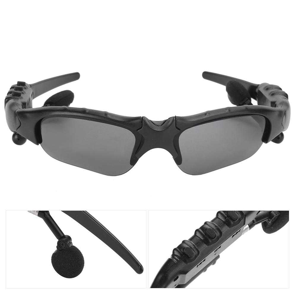 Intelligent 5.0 Wireless Bluetooth Sunglasses Sports Driving Glasses with Stereo Earphones(BlackYellowGlasses