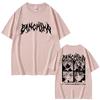 Rock Band Panchiko DEATHMETAL Album Beidseitiger Druck T-Shirt Herren Damen Vintage Locker Oversized T-Shirt Herren Freizeit Baumwolle T-Shirts