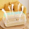 Spacious Transparent Hamster Villa Deluxe Syrian Hamster Habitat with Multi-Level Platforms  Acrylic Complete Pet Playground