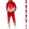 Herren Casual Sport Farb Pullover Anzug