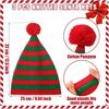 Cozy Autumn Winter Knitted Christmas Hat Unisex Long Tail Pom Pom Wizard Style Warm Beanie for Holiday Party Christmas Decor