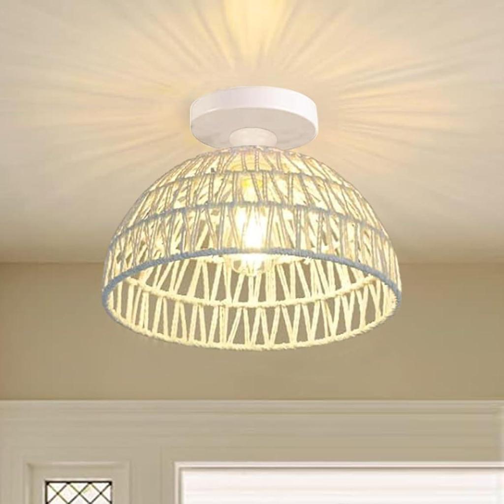 Metal Dual Ring Glove Flush Mount Ceiling Lamp Light, for Hallway Lamp for Dining Room & Hallway Decorative Light Fixture Ceiling Flush Mount Home