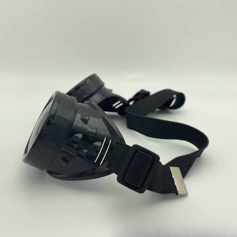 Herremote Steampunk Briller Runde Oversized Vernebriller Sveise Punk Briller Cosplay Damebriller