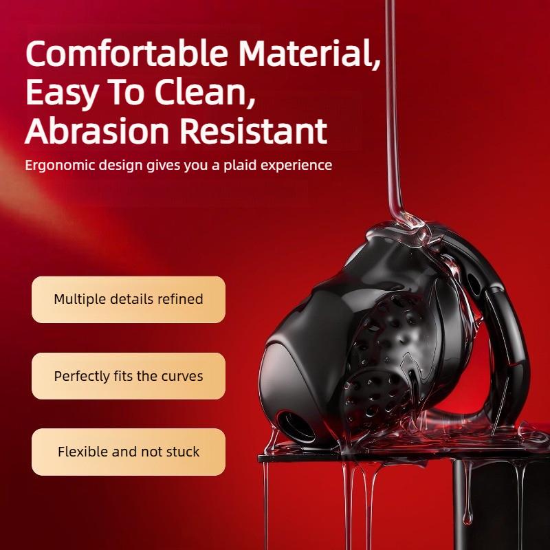 ABS Male Chastity Cage Lock Rings Penis Lock Catheter Plug BDSM Erotic Urethral Lock Bondage Adult Sex Toys Sexy Accessories