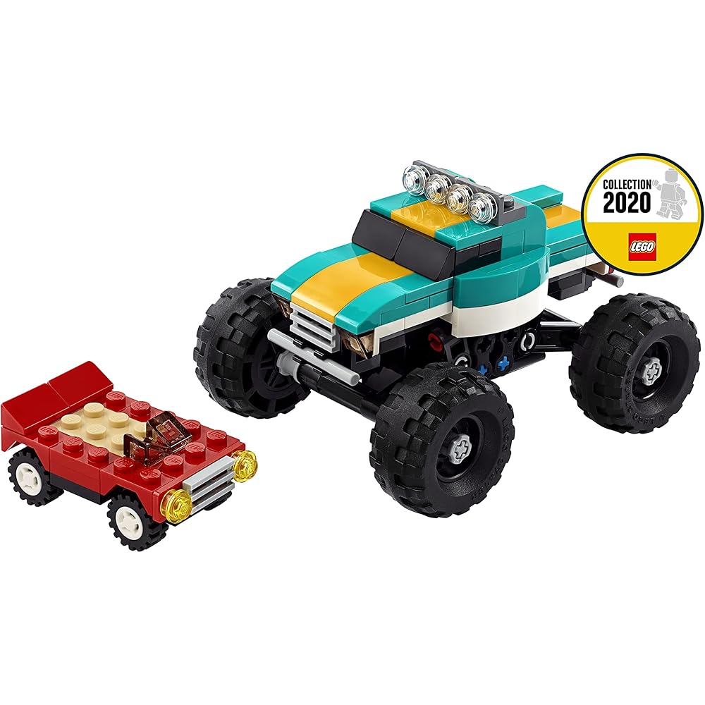LEGO Creator Monster Truck 31101 Building Set with Detailed Design and Colorful Pieces