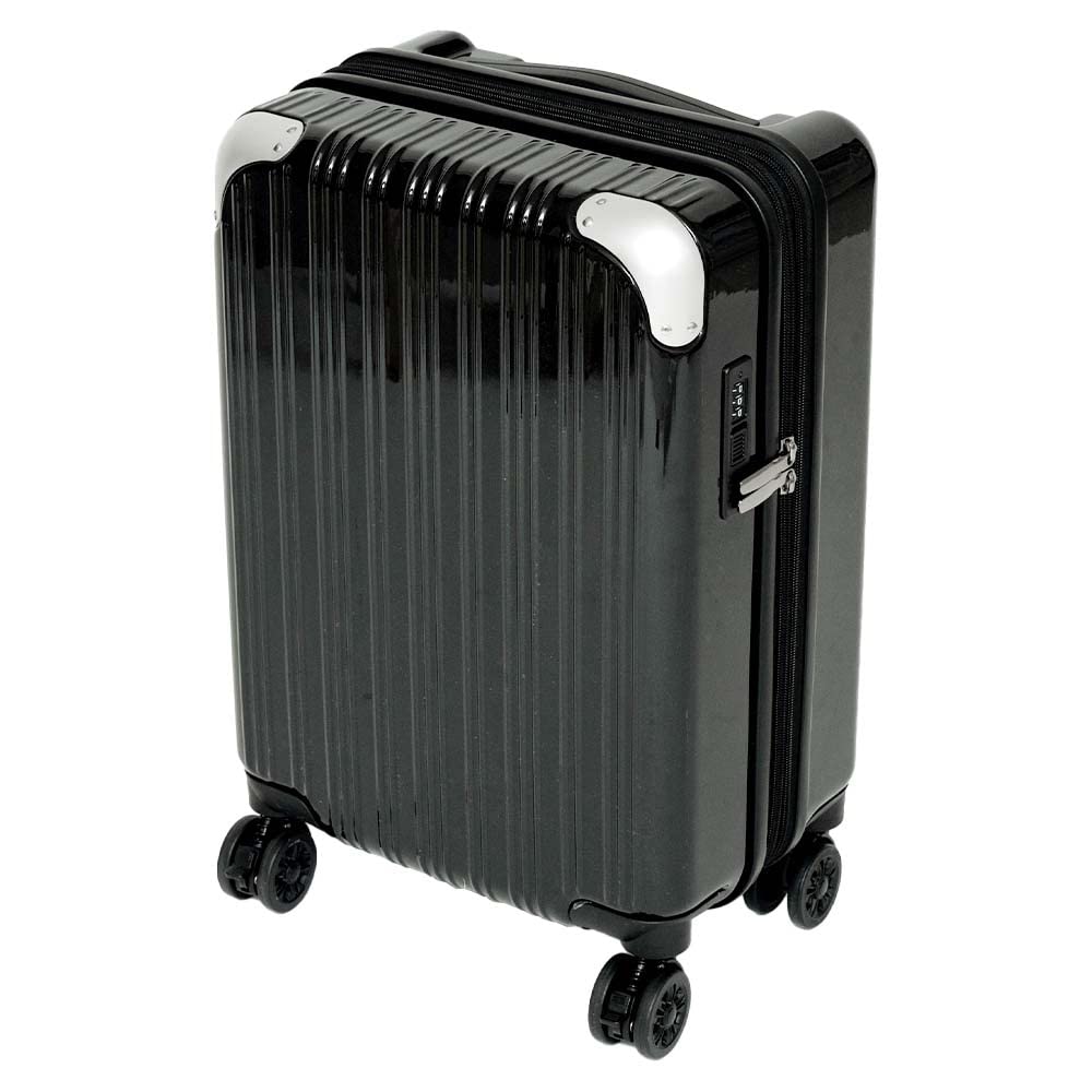 Expandable Suitcase Black Black [Konan Original] KWH14-0323-BK