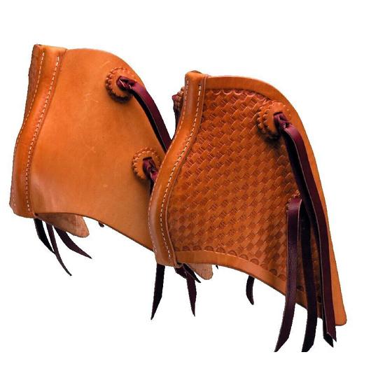 

Новые стремена для седла Tapaderos в стиле вестерн, цветочные, сшитые вручную, из кожи, прочные, продаются парами Adult