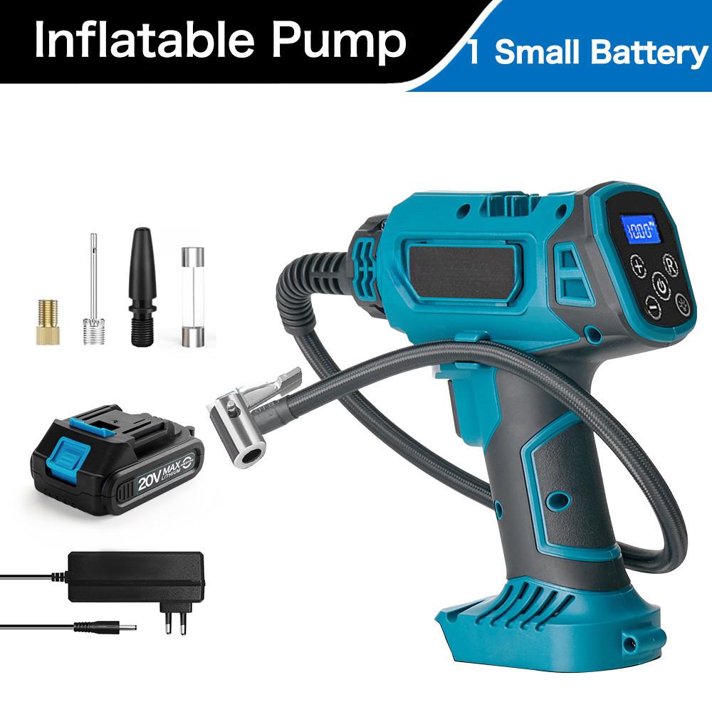Portable Car Tire Inflatable Pump Multi Functional Electric Inflation Equipment Digital Display Wireless Air Compressor