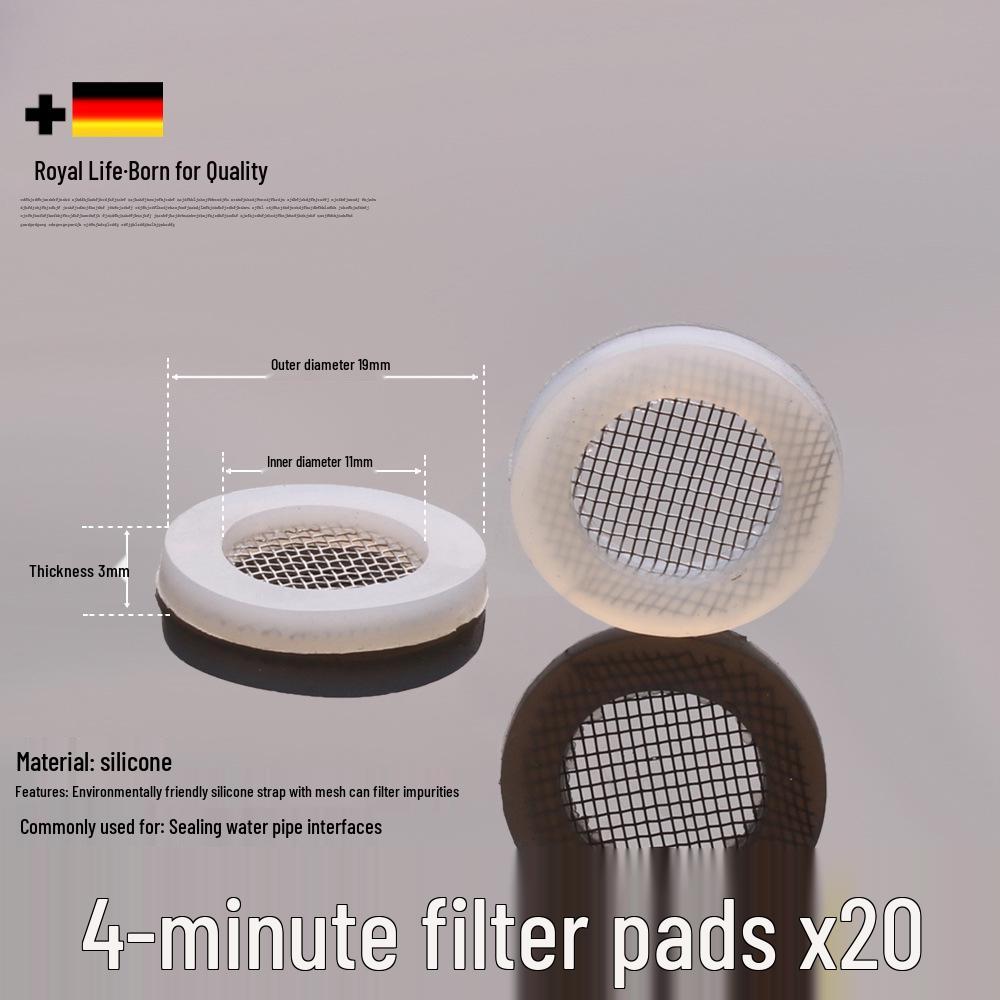1-Inch Silicone Rubber Gasket Ring for Water Heaters and Pipes - 4-Minute Seal Flat Gasket