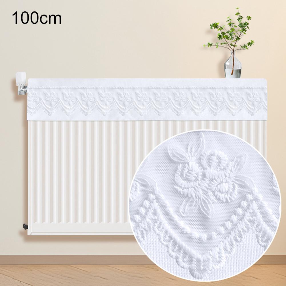 Breathable Fabric 40 60 80 100 140 160 180 200 220CM* 10CM Radiator Dust Cover Machine Washable Maintains Functionality