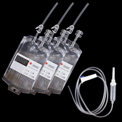 3Pcs PVC Vampire Blood Bags 400ml Reusable Juice Energy Drink Bag Pouch Halloween Party Cosplay Decoration Supplies Scary Props