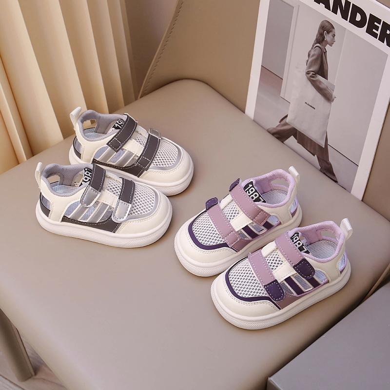 Baby Sports Sandals Comfortable Kids Beach Shoes Anti-Slip Soft Sole Trendy 2025 Summer New Boys Girls Casual Shoes Hook&loop