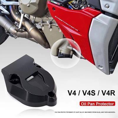 CNC Racing Ölwannenschutz Aluminium Unterer Motorschutz Ölwanne Schutz Für Ducati Streetfighter V4 S Für Panigale V4 S R