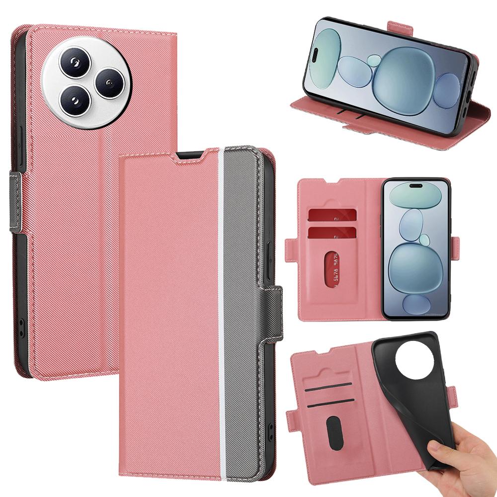 For Xiaomi Civi 5 Pro 5G Case Card Holder Twill Texture Leather Phone Cover