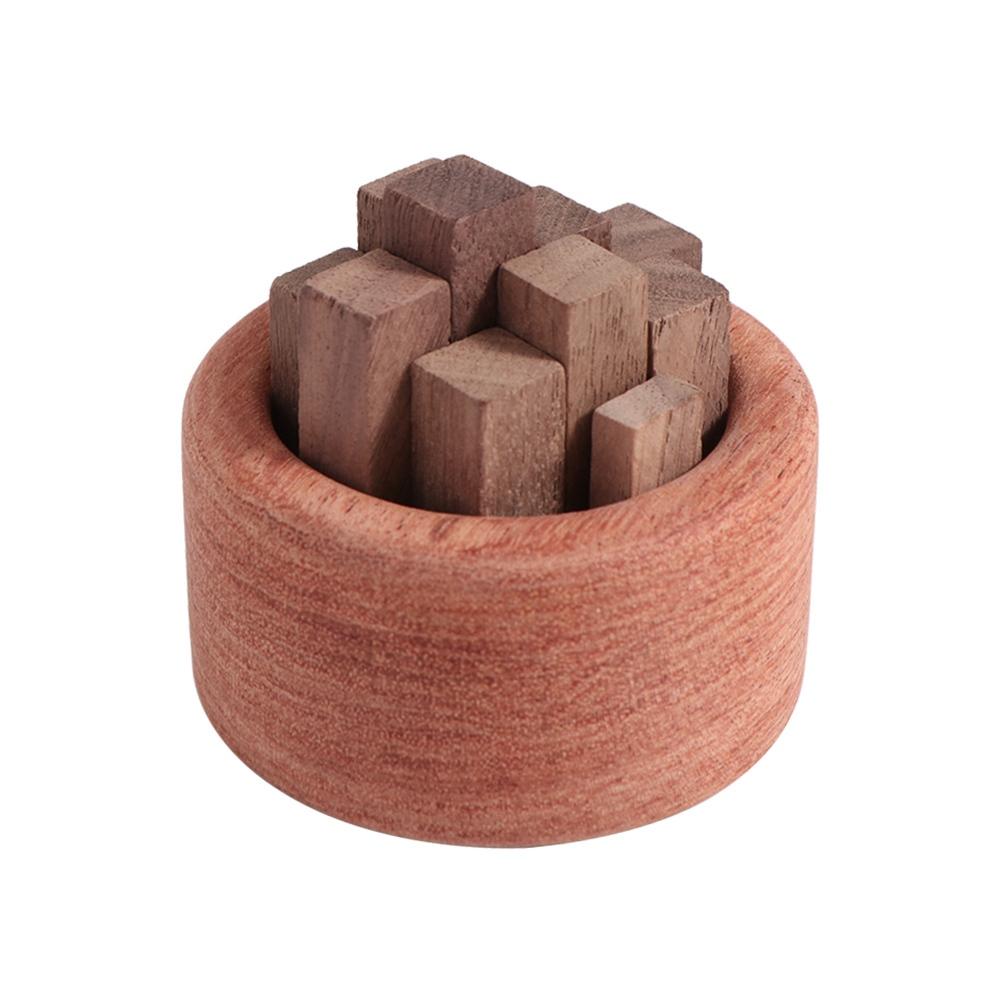 Unique Wooden Diffuser Eco-Friendly 3 Color Wood Art Fireless Aromatherapy Round Wooden Aromatherapy Home Decoration