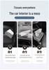 BYD Qin Car Folding Tissue Box & Rear Seat Storage