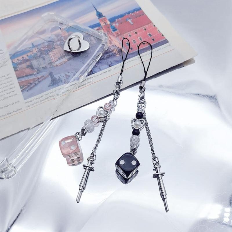 Kit Lanyard DIY pentru Telefon Sfoară pentru Telefon Pandantiv pentru Telefon Lanț pentru Telefon din Poliester Potrivit pentru Stick-uri USB Player MP3 Realizarea Bijuteriilor