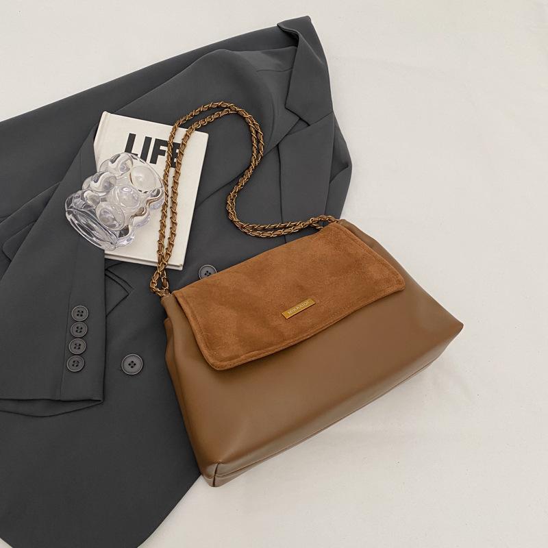 Large-capacity Bag Women's 2025 Autumn New Fashion Niche Women's Bag Texture Chain Shoulder Bag Crossbody Tote Bag