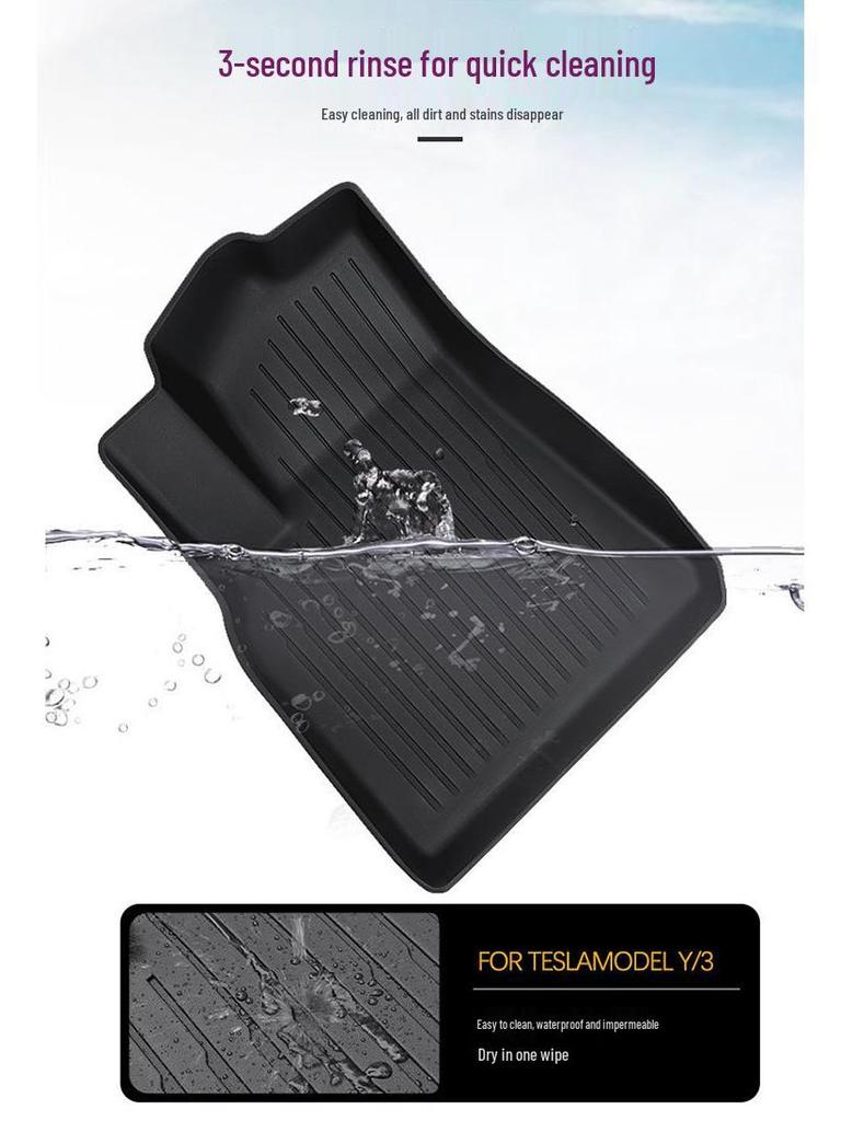 Tesla Model Y/3 Floor Mats & New Highland Model 3 Trunk Mats