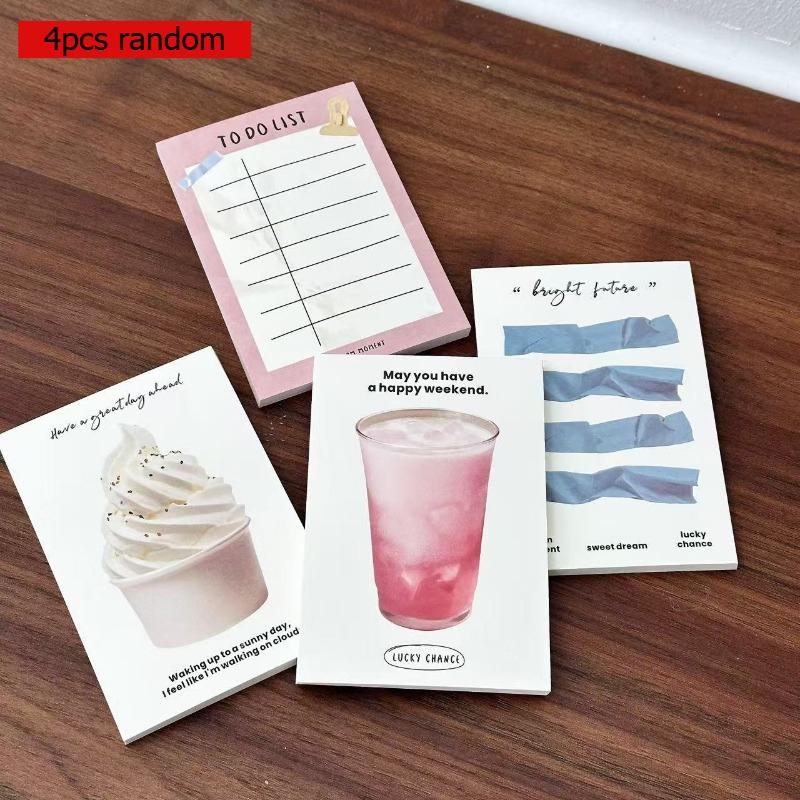 Gift Office School Supplies High Looking Simple Korean Style Weekend Vacation Version Message Study Memo Pad Paper Life Mate