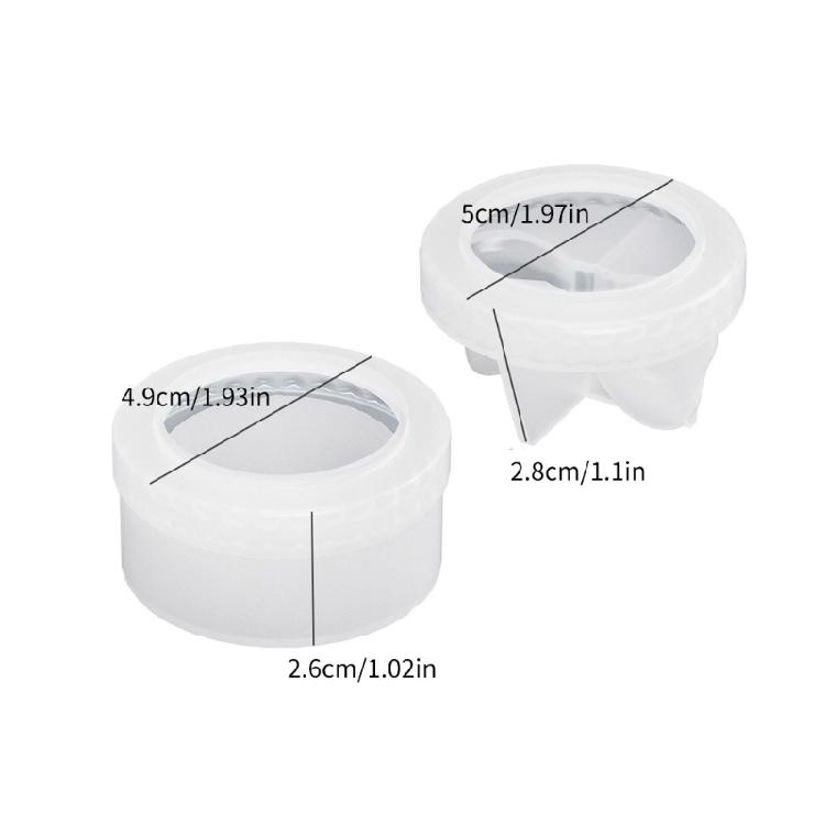 Bowknot Container Silicone Mold Epoxy Resin Molds DIY Storage Box Plasters Mold
