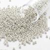 Premium 2.0mm Gold and Silver Glass Round Beads for DIY Jewelry Making
