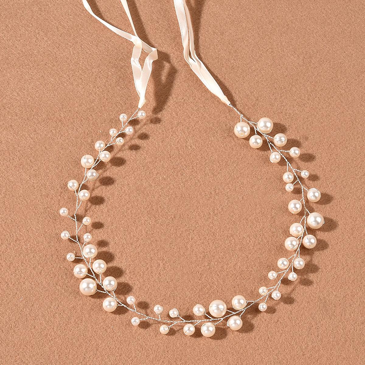 

Роскошные тиары с искусственным жемчугом, повязки на голову, ручной работы, повязки для волос, инструменты для дизайна причесок для девочек и женщин, свадебные аксессуары для волос для невесты