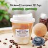 Disposable Transparent U-Shaped Plastic Cups