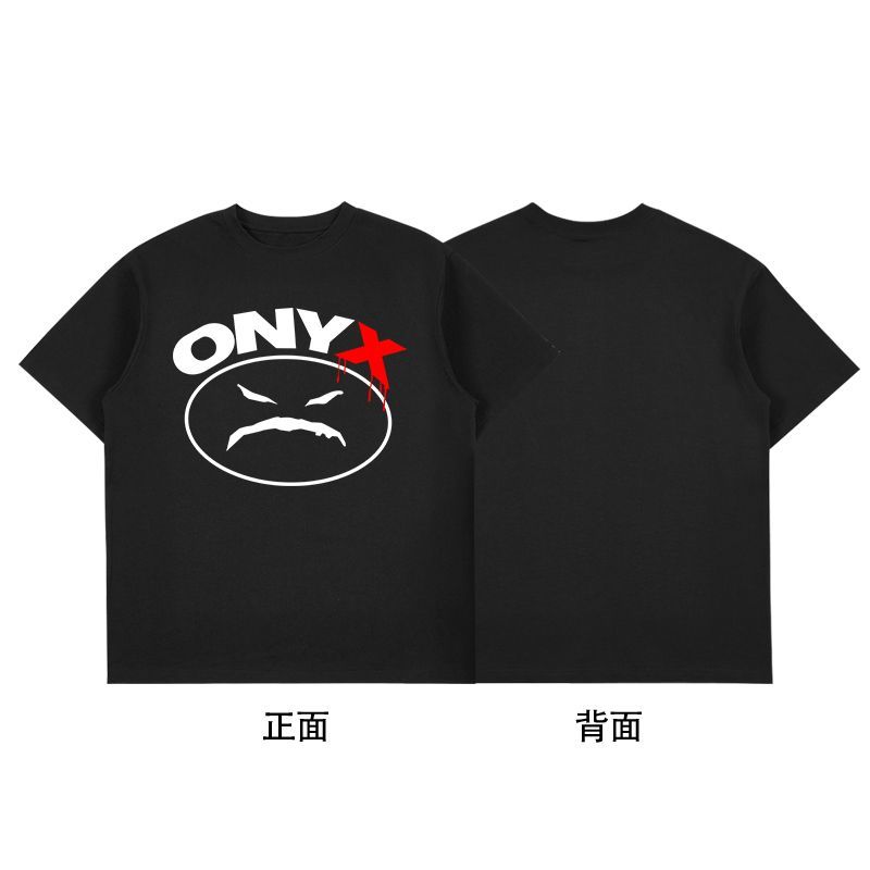 

Purchase ONYX Mad Face American Hardcore Rap Classic Short-sleeved T-shirt HipHop Street Dance in The US 4XL