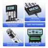 PALO 3.7V 18650 1500mah Charger Li-ion Battery USB Independent Charging Portable Electronic 18350 16340 14500 Battery Charger