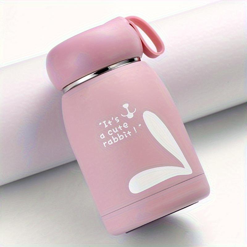 

1pcs Stainless Steel Cute Big Belly Thermos Cup Vacuum Insulation Double-layer Insulation Suitable for Meals/coffee Shops 320Ml розовый
