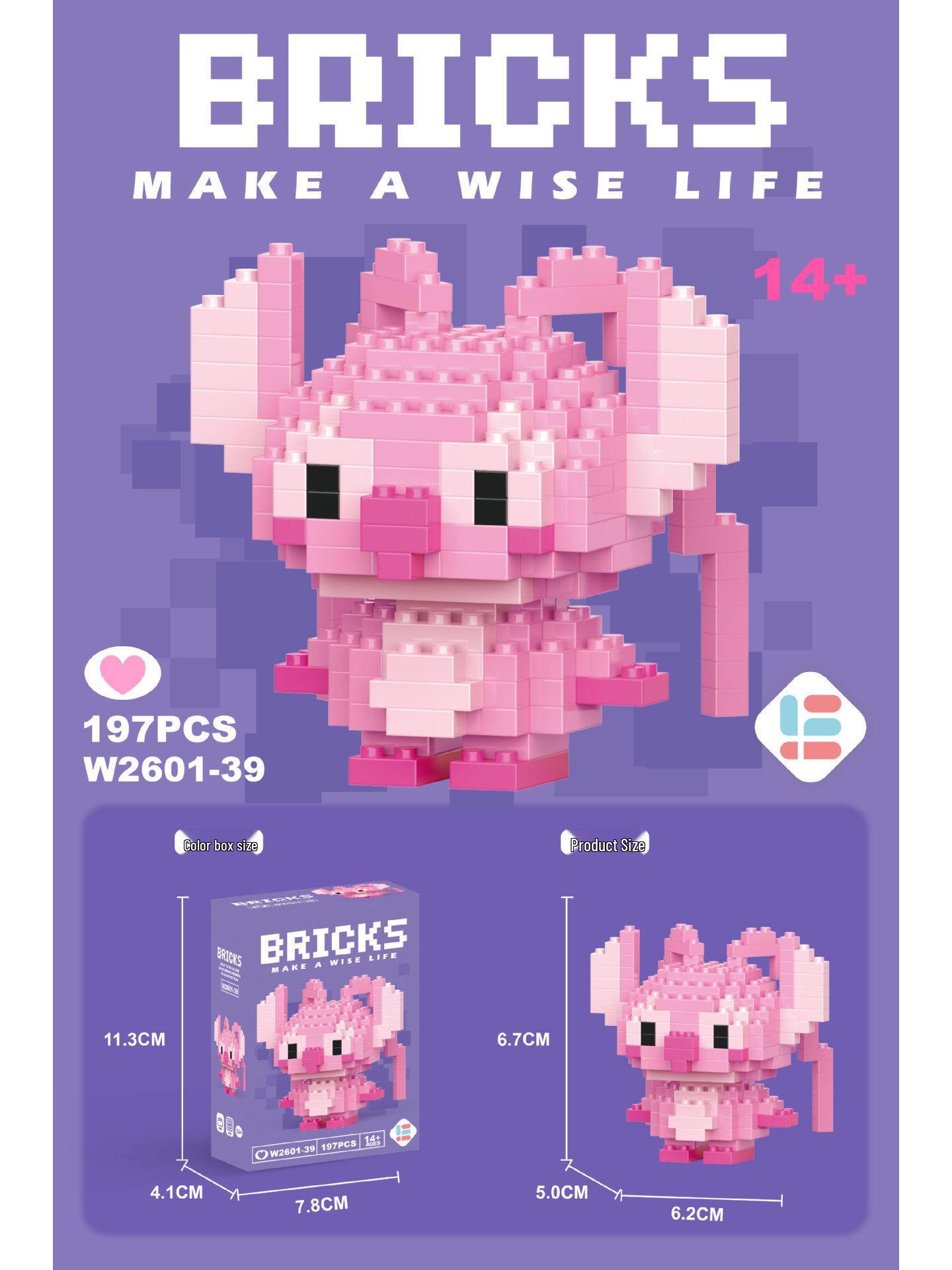 

Сумісні з Lego Мікроблоки Мультяшні Фігурки - Дитячі Розвиваючі Настільні Іграшки