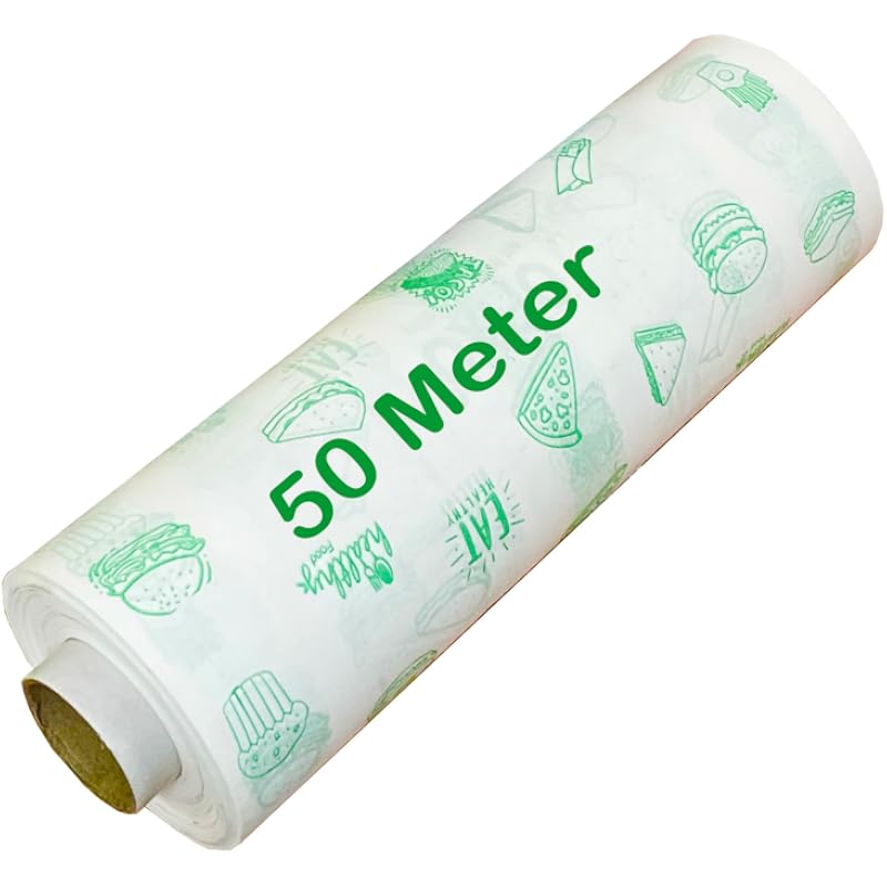 Ofixo Food Wrapping Paper Roll - Premium Non-Stick Butter Wrapping Paper. Food Wrapping Paper, Re-Heatable Non Stick Pap